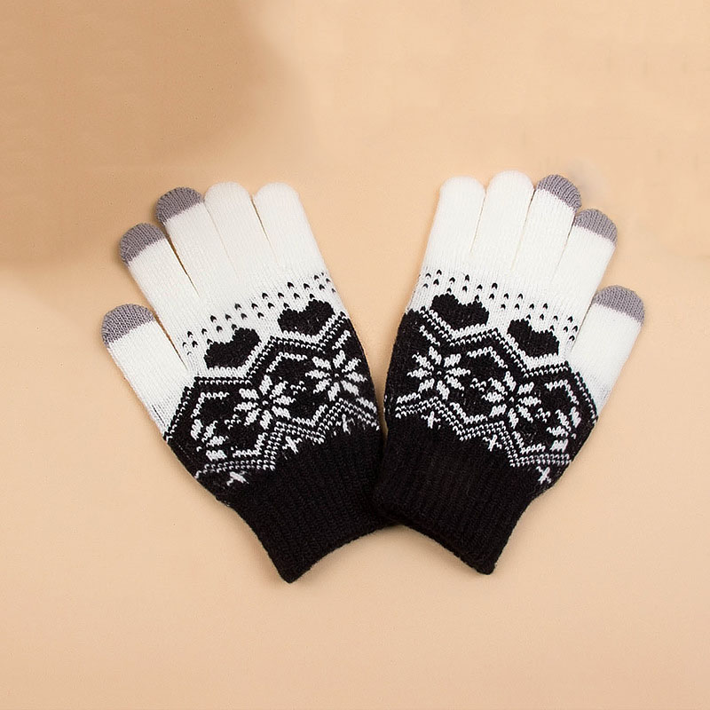 Magic Touch Glove - Kadın örme eldiven sihirli dokunmatik ekran