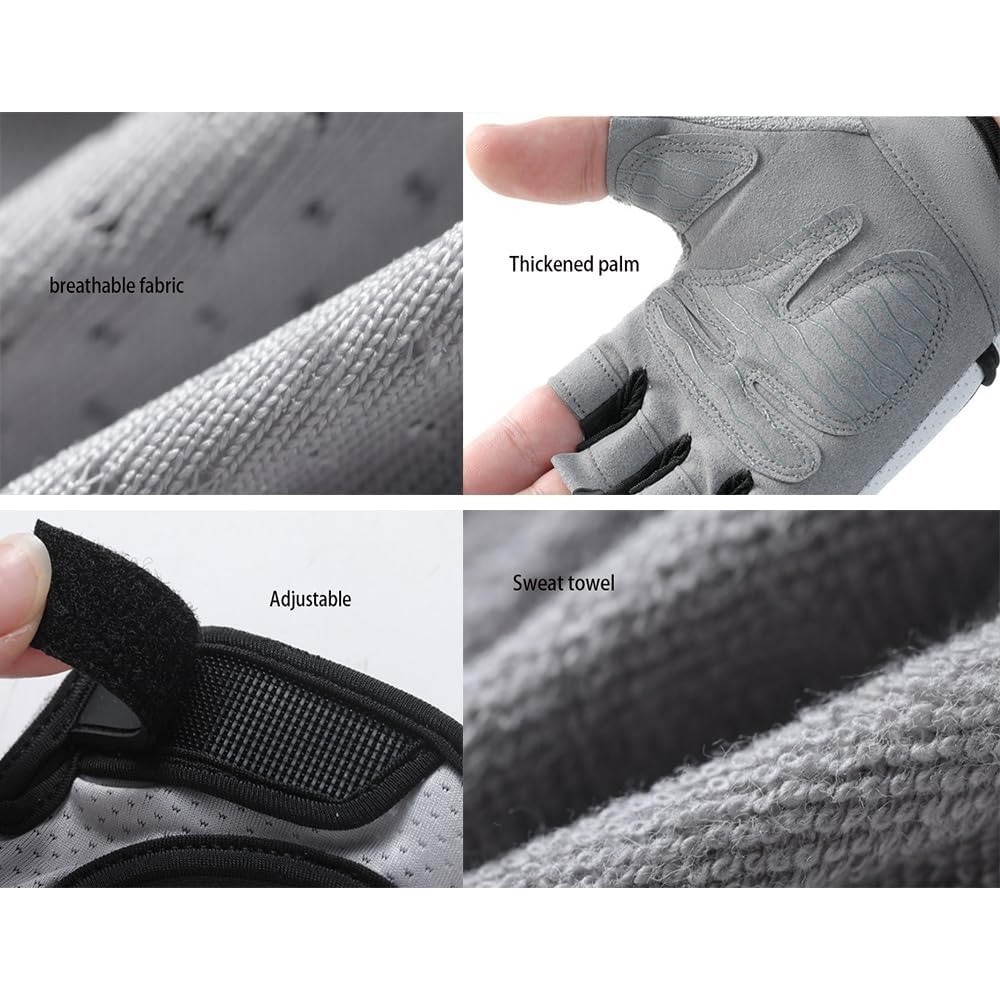 Workout Glove Gym - Kadınlar için Parmaksız Egzersiz Eldivenleri Hafif