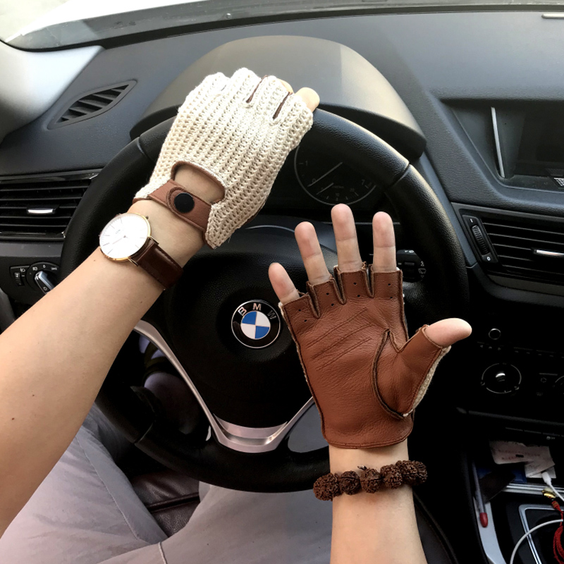 Leather Driving Glove - 2025 Yeni Erkek hakiki deri eldiven