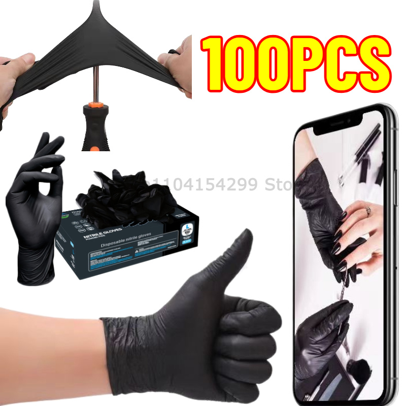 Nitrile Mechanic Glove - Tek kullanımlık nitril su geçirmez eldivenler