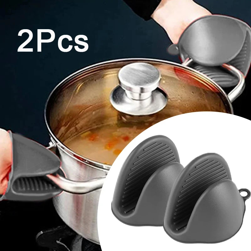 Oven Mitt Silicone - 2 adet Mini fırın eldivenleri silikon