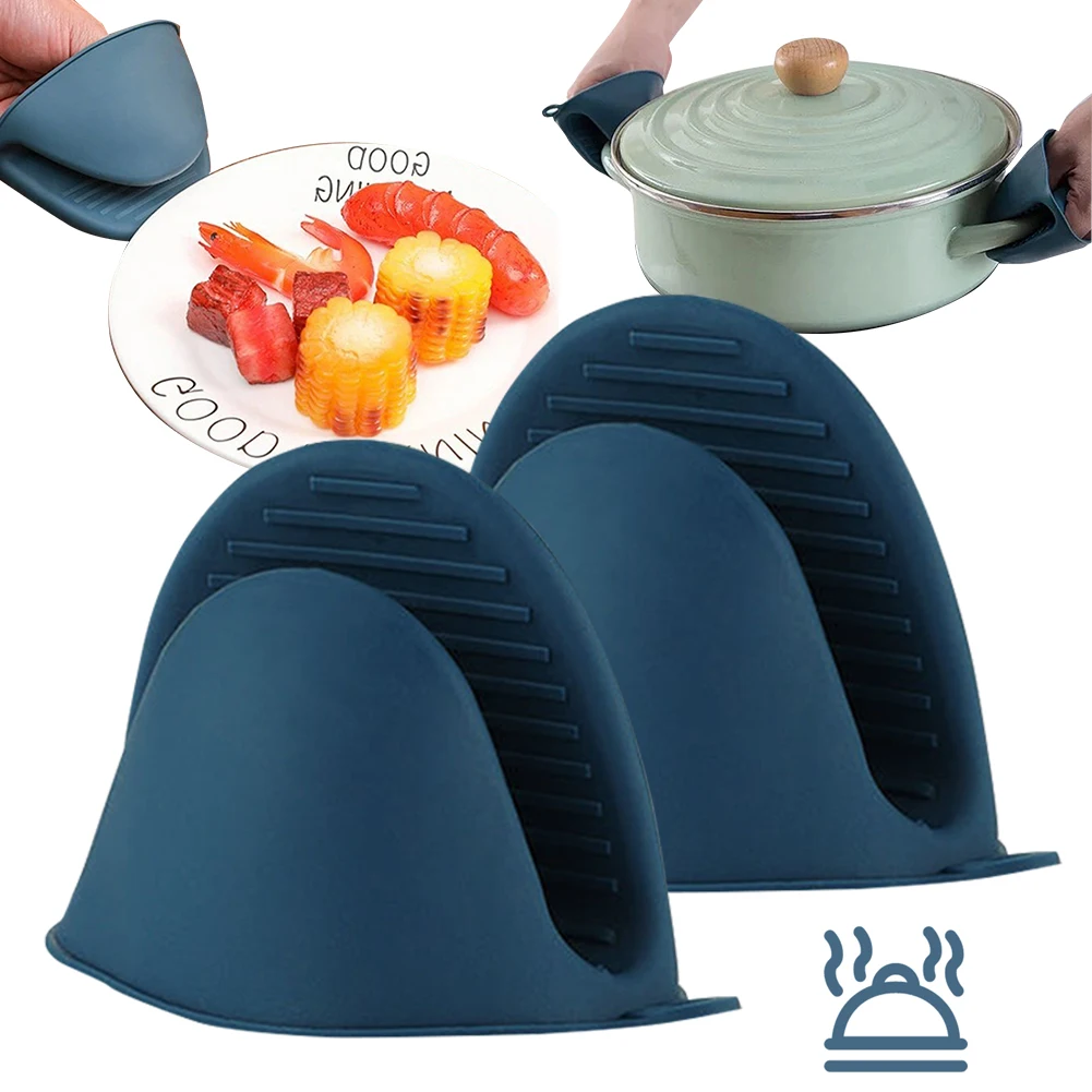 Oven Mitt Silicone - Silikon Fırın Eldivenleri Isıya Dayanıklı Tutacaklar