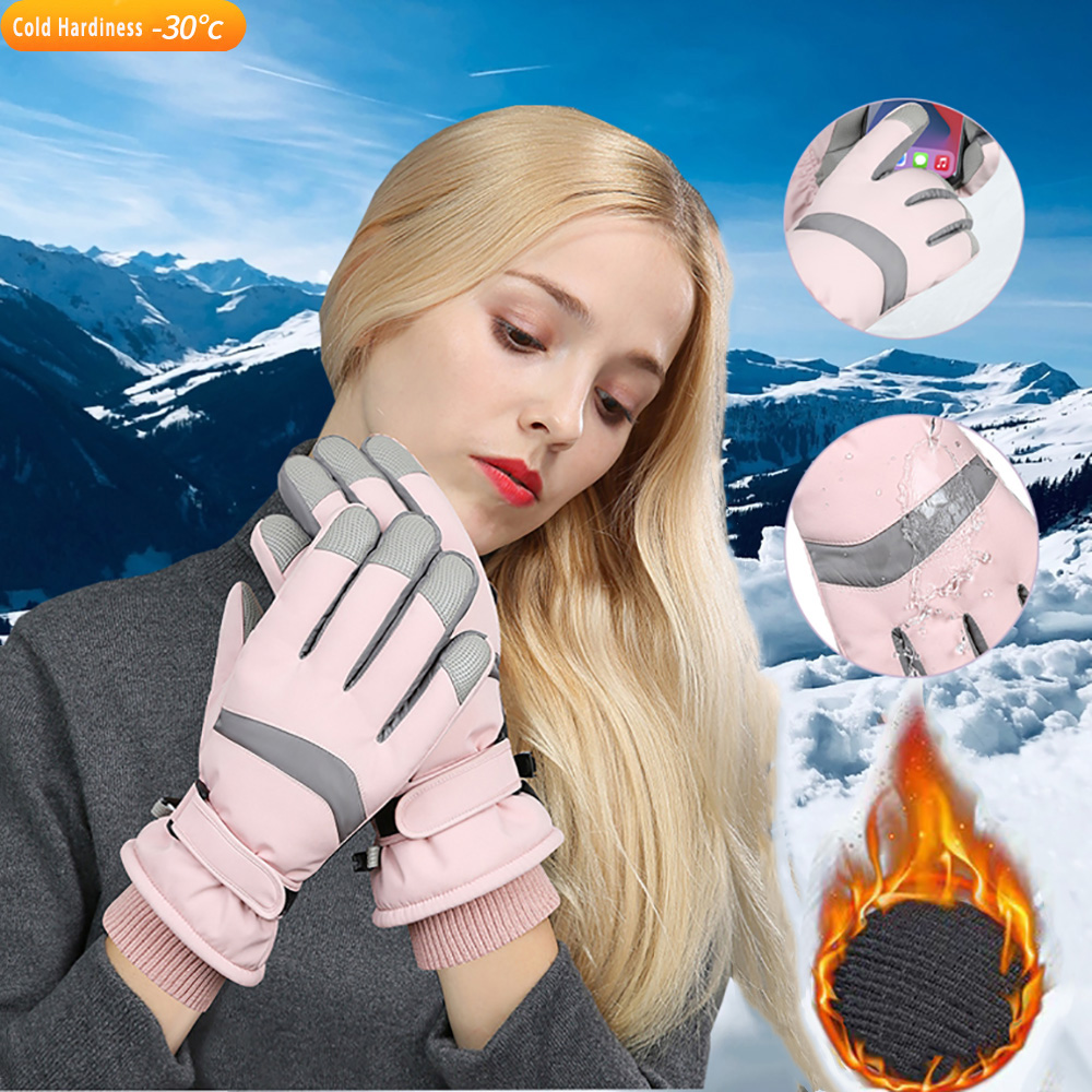 Ski Glove Waterproof - YANBIGUO kayak eldivenleri kış eldivenleri kadın