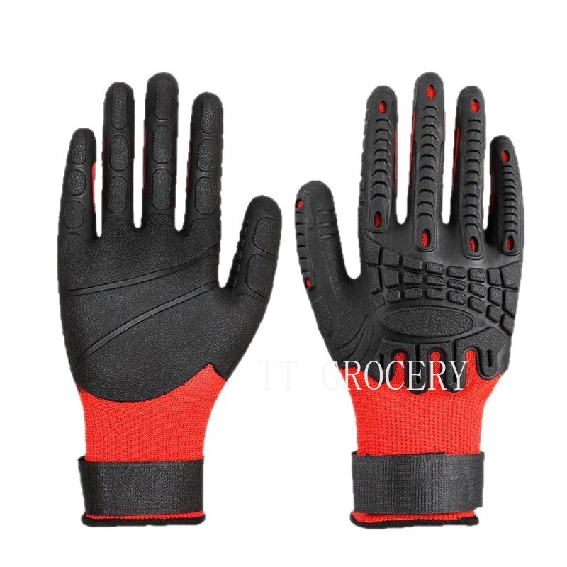 Work Glove Impact - TPE Çarpışma Önleyici Darbeye Dayanıklı Eldivenler