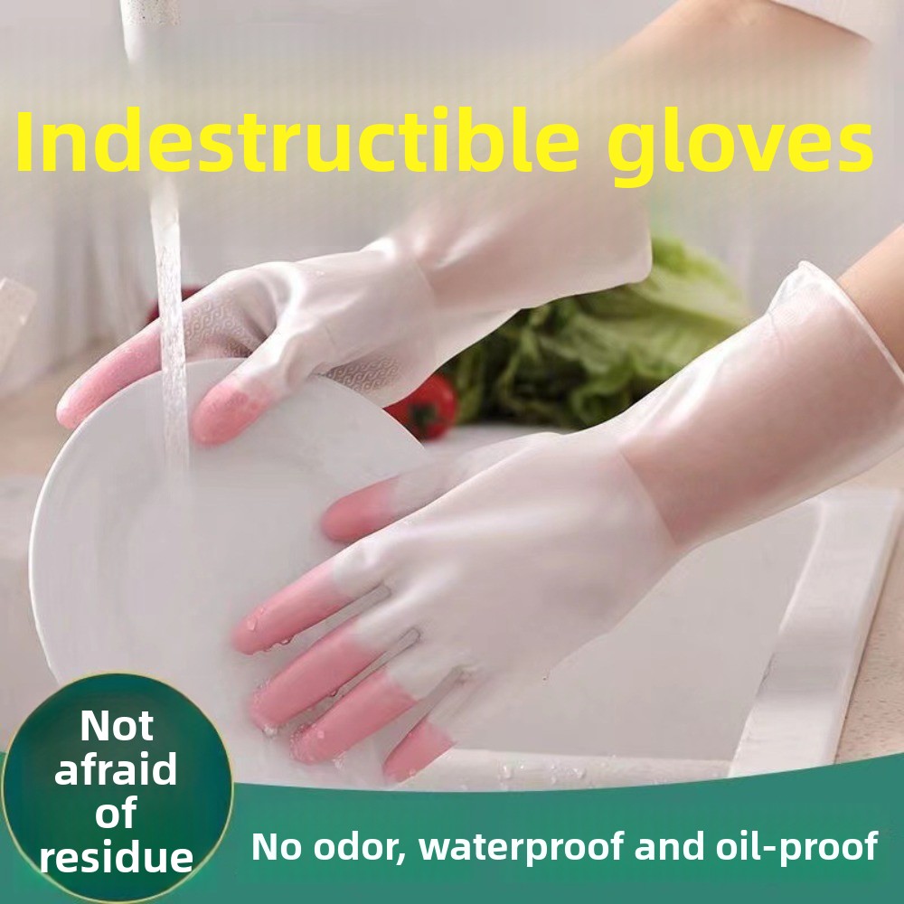 Rubber Glove Cleaning - Dayanıklı Kalınlaştırılmış Lateks Temizlik Eldivenleri, Su