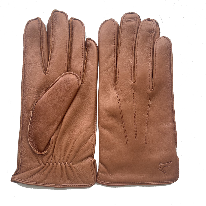 Wool Glove Lined - Yüksek Dereceli Erkek Geyik Derisi Deri