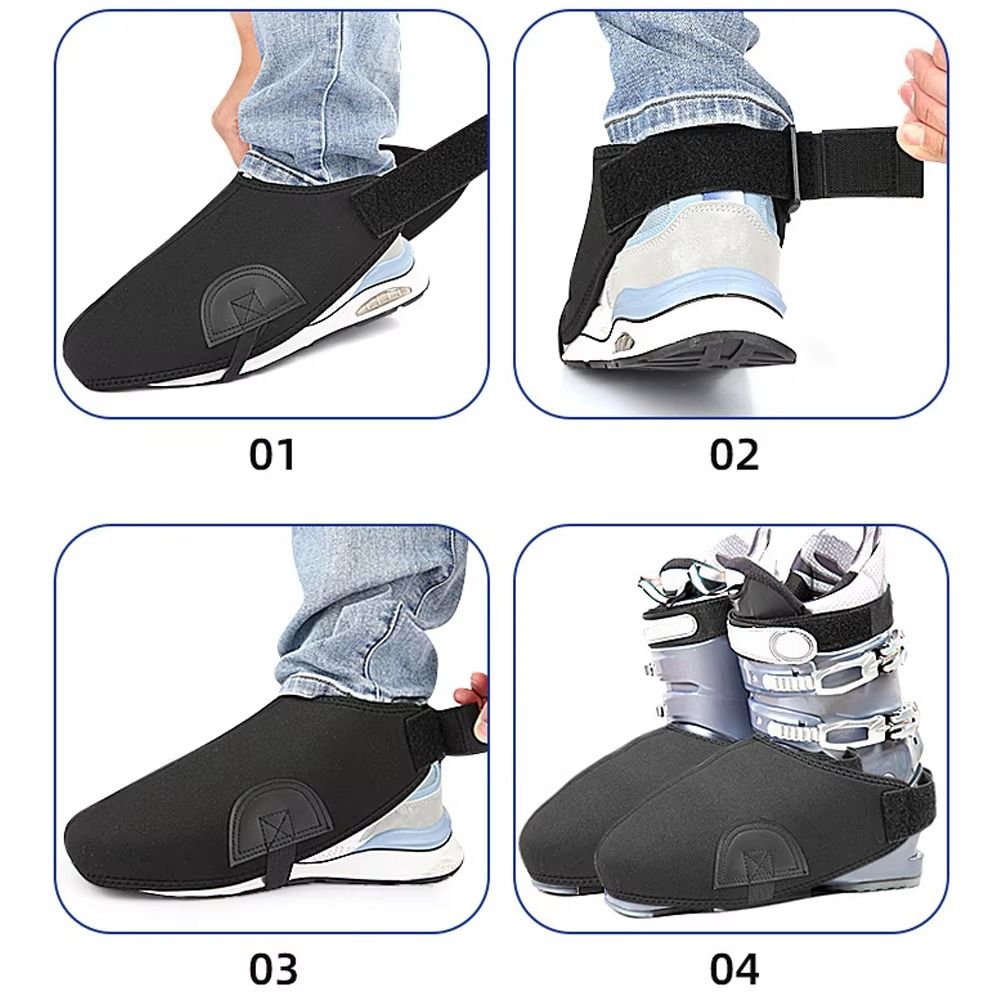Winter Glove Insulated - Sıcak Tutun Kaymaz Kayak Botu Kılıfları