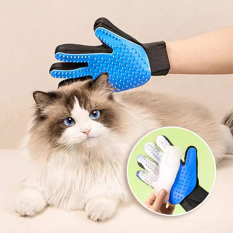 Rubber Glove Cleaning - Pet Saç Kaldırma Eldiven Kauçuk Kedi