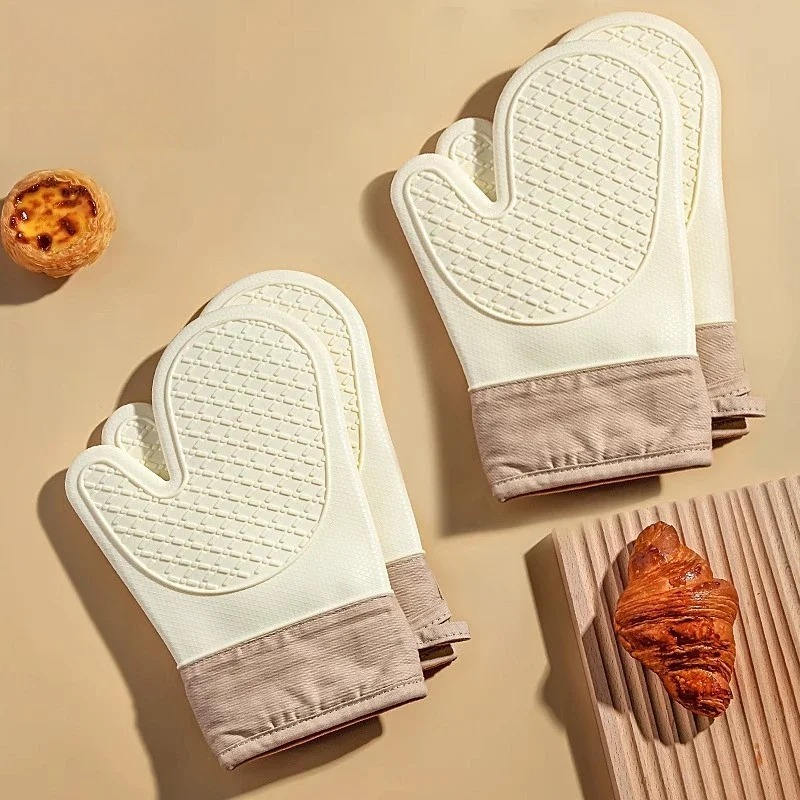 Oven Mitt Silicone - 1PC Isıya Dayanıklı Silikon Fırın Eldivenleri