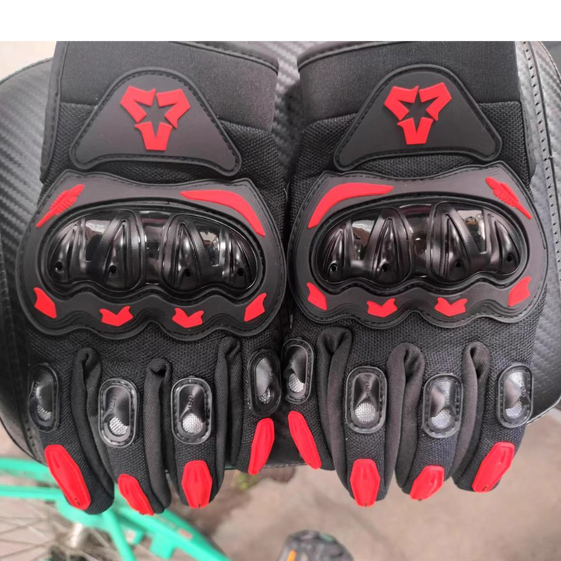Motorcycle Glove Knuckle - Dokunmatik Tam Parmaklı Motosiklet Yarış Ekipmanları