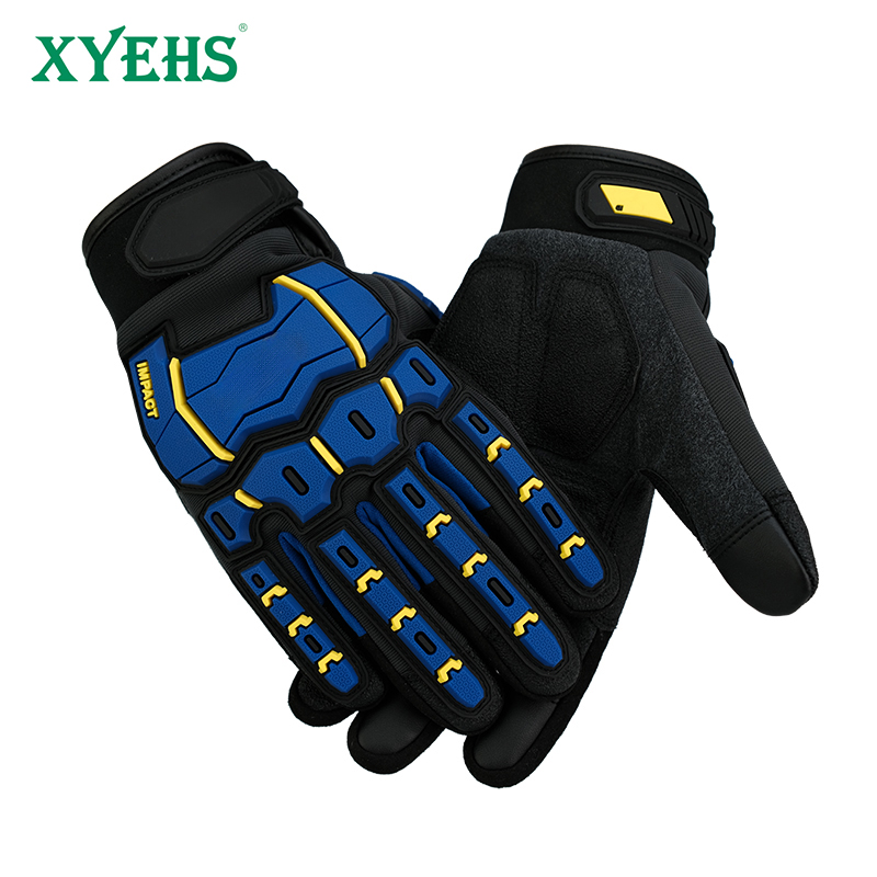 Work Glove Impact - TPR Darbeye Dayanıklı İş Eldivenleri, İnşaat,
