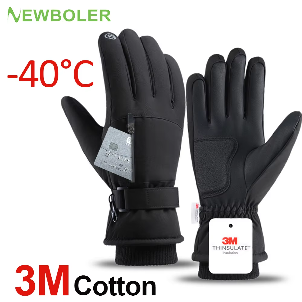 Gardening Glove Waterproof - Erkekler kış su geçirmez bisiklet eldiveni