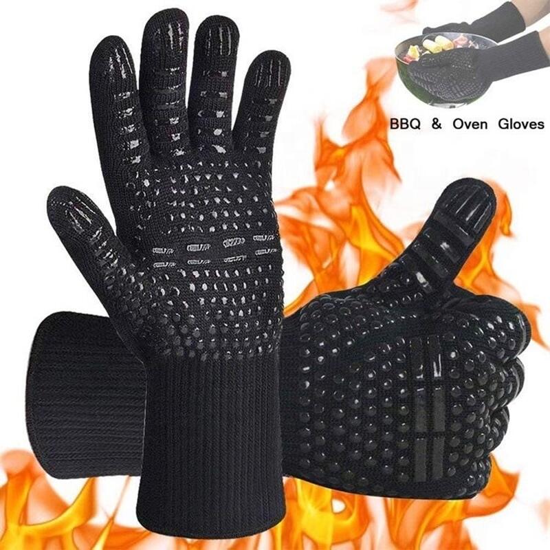 Oven Mitt Silicone - Patlayıcı yüksek sıcaklık eldiven BBQ1472 Heat