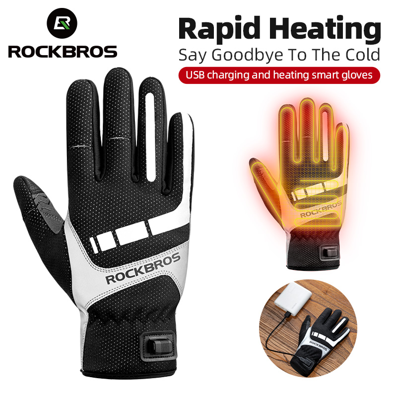Heat Resistant Glove - ROCKBROS ısıtmalı kış eldiven bisiklet eldiveni