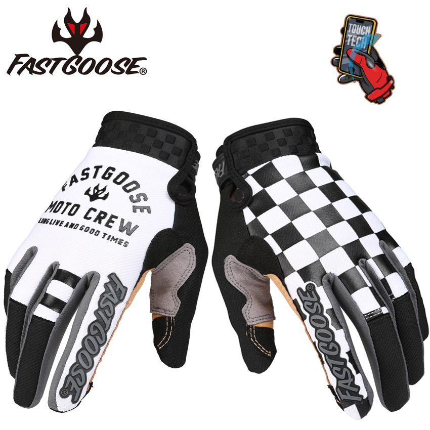 Cycling Glove Padded - Fastgoose Motocross MX Spor Eldiven Retro