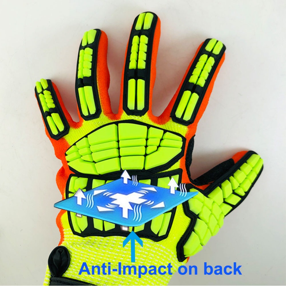 Work Glove Impact - NMSafety kesmeye dayanıklı seviye 5 güvenlik