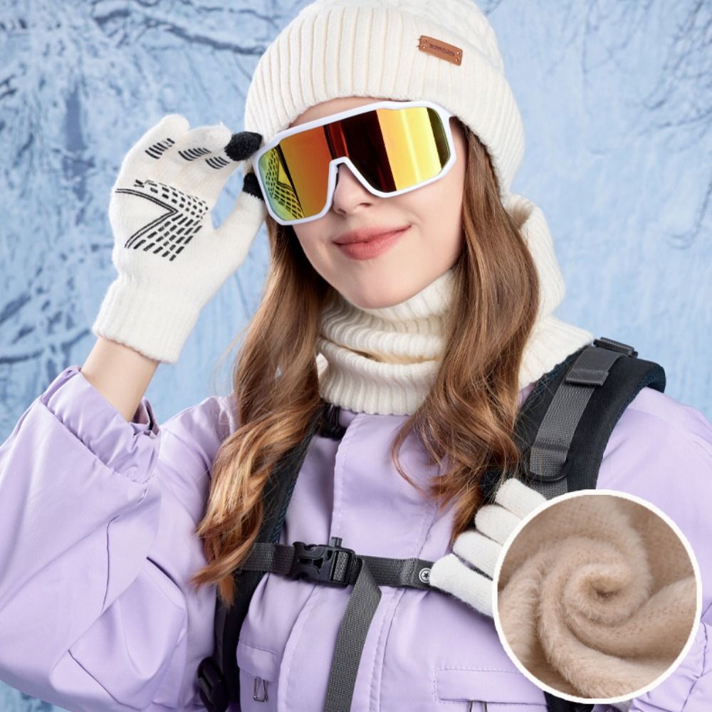 3'lü Set Yürüyüş İçin Tek Renk - Wool Glove Lined incelemesi ve fiyatı