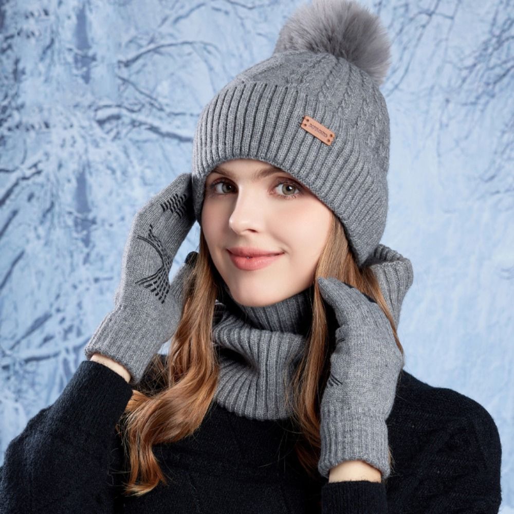 3'lü Set Yürüyüş İçin Tek Renk - Wool Glove Lined incelemesi ve fiyatı