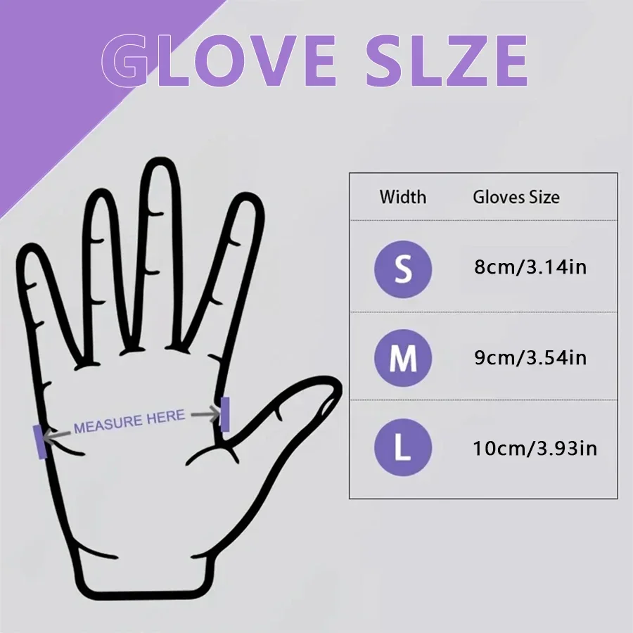 10/20/50/100 adet mor tek kull - Nitrile Mechanic Glove incelemesi ve fiyatı
