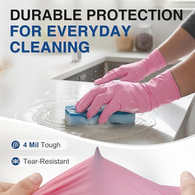 Pembe nitril tek kullanımlık e - Latex Disposable Glove incelemesi ve fiyatı
