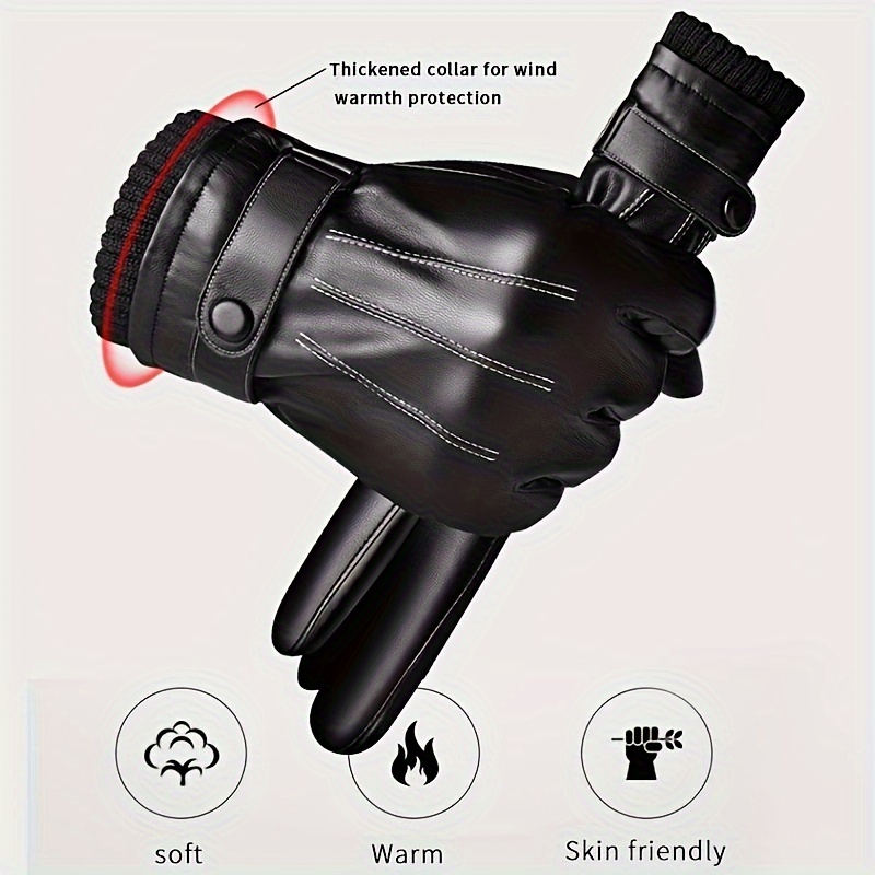 1 çift kış eldiven sıcak sürüş - Leather Driving Glove incelemesi ve fiyatı