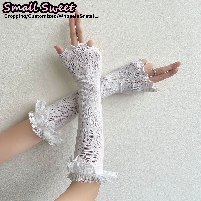 Kadın Harajuku Beyaz Kol Kollu - Fingerless Glove Knit incelemesi ve fiyatı