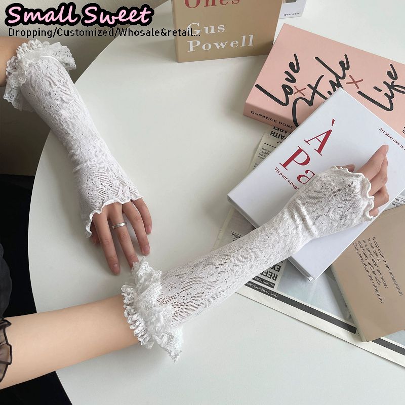 Kadın Harajuku Beyaz Kol Kollu - Fingerless Glove Knit incelemesi ve fiyatı