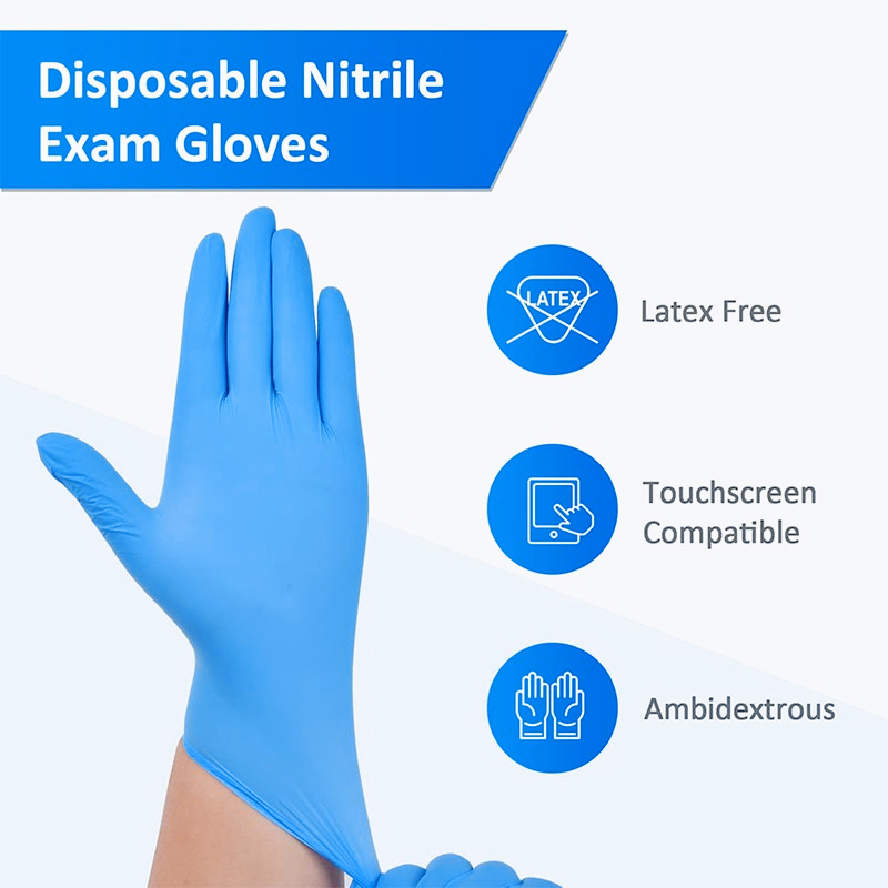 100 adet mavi nitril tek kulla - Nitrile Mechanic Glove incelemesi ve fiyatı