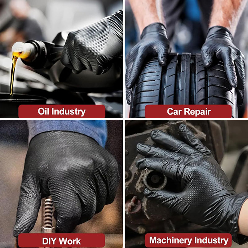 Ekstra Kalın 8 Mil Ağır Hizmet - Nitrile Mechanic Glove incelemesi ve fiyatı