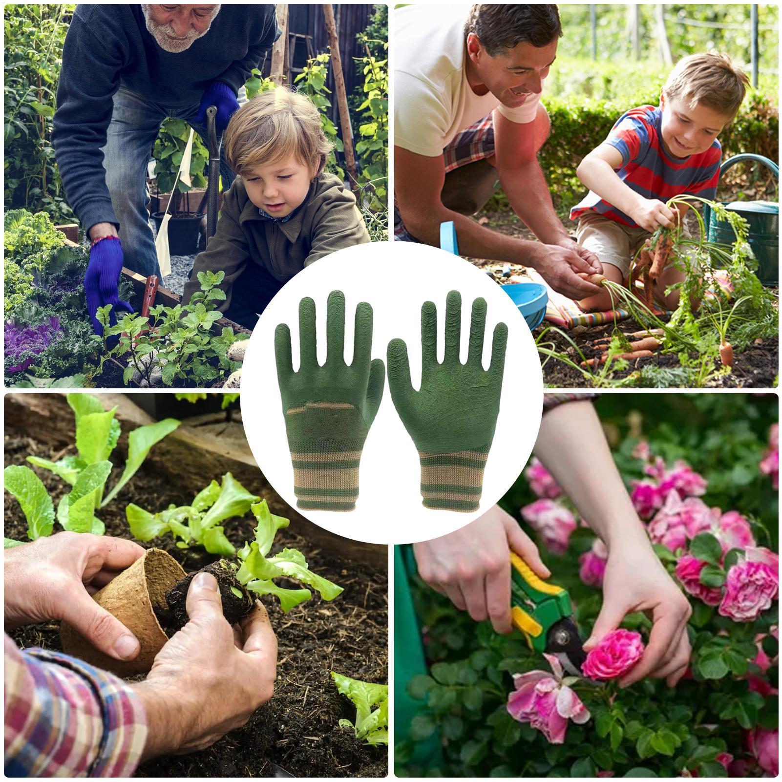 1 çift bahçe eldiveni kauçuk s - Gardening Glove Waterproof incelemesi ve fiyatı