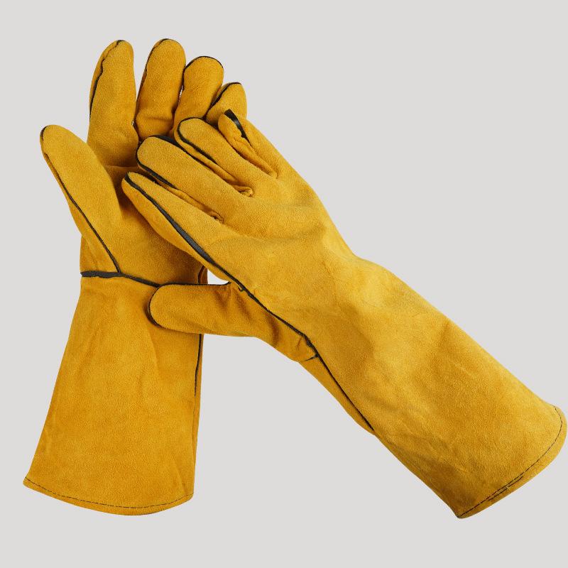 40cm Yalıtımlı Deri Kaynak Eld - Heat Resistant Glove incelemesi ve fiyatı
