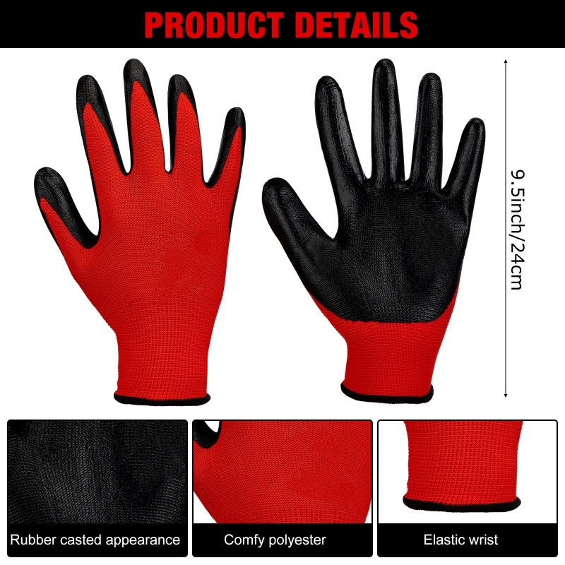 4/20 adet nitril kaplamalı güv - Nitrile Mechanic Glove incelemesi ve fiyatı