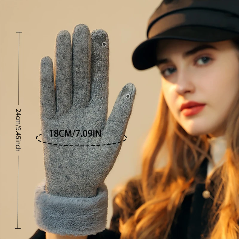 TRALOW Kadın Kışlık Örgü Dokun - Wool Glove Lined incelemesi ve fiyatı