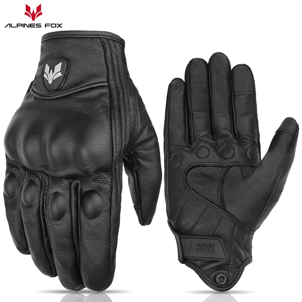 Unisex Vintage Deri Motosiklet - Motorcycle Glove Knuckle incelemesi ve fiyatı