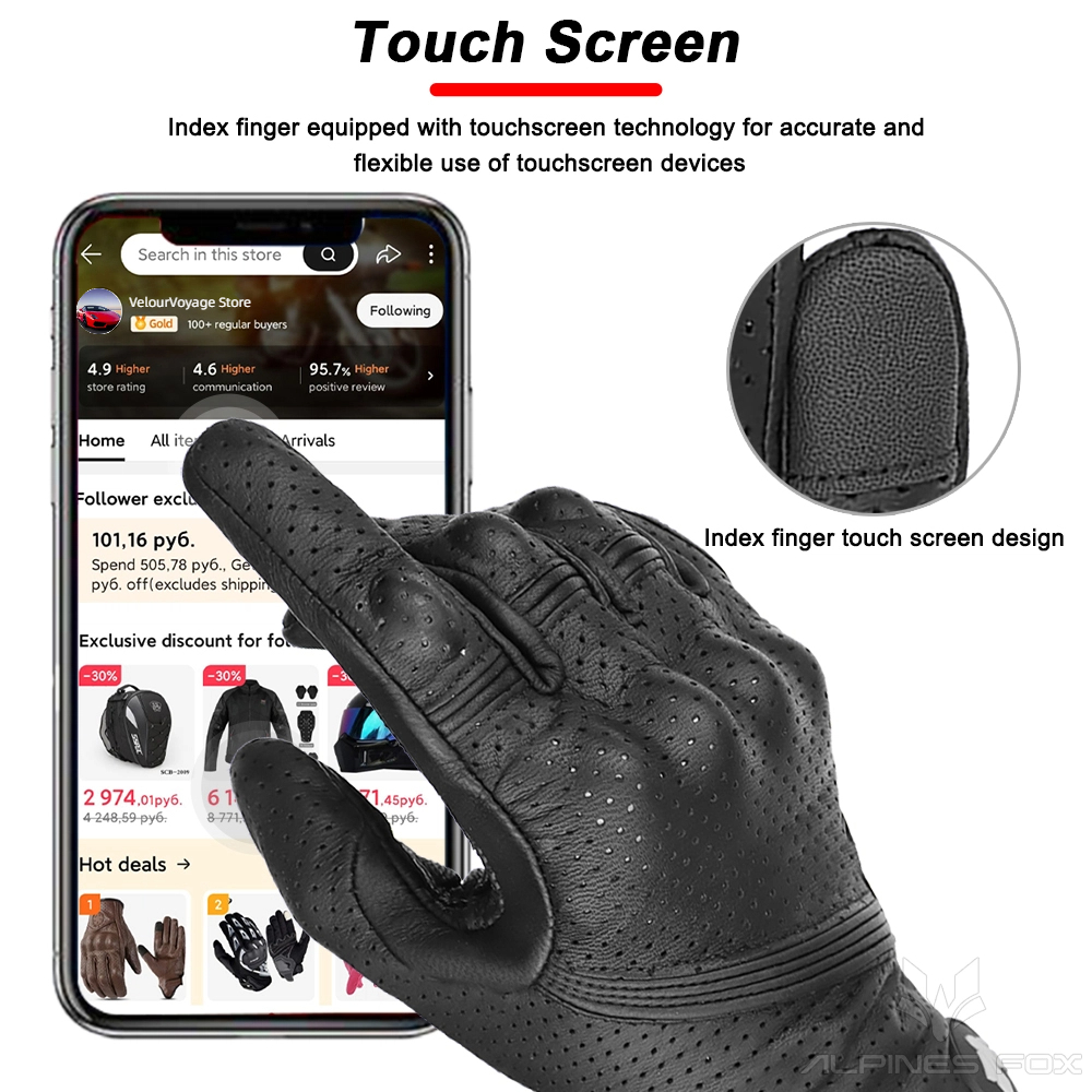 Unisex Vintage Deri Motosiklet - Motorcycle Glove Knuckle incelemesi ve fiyatı