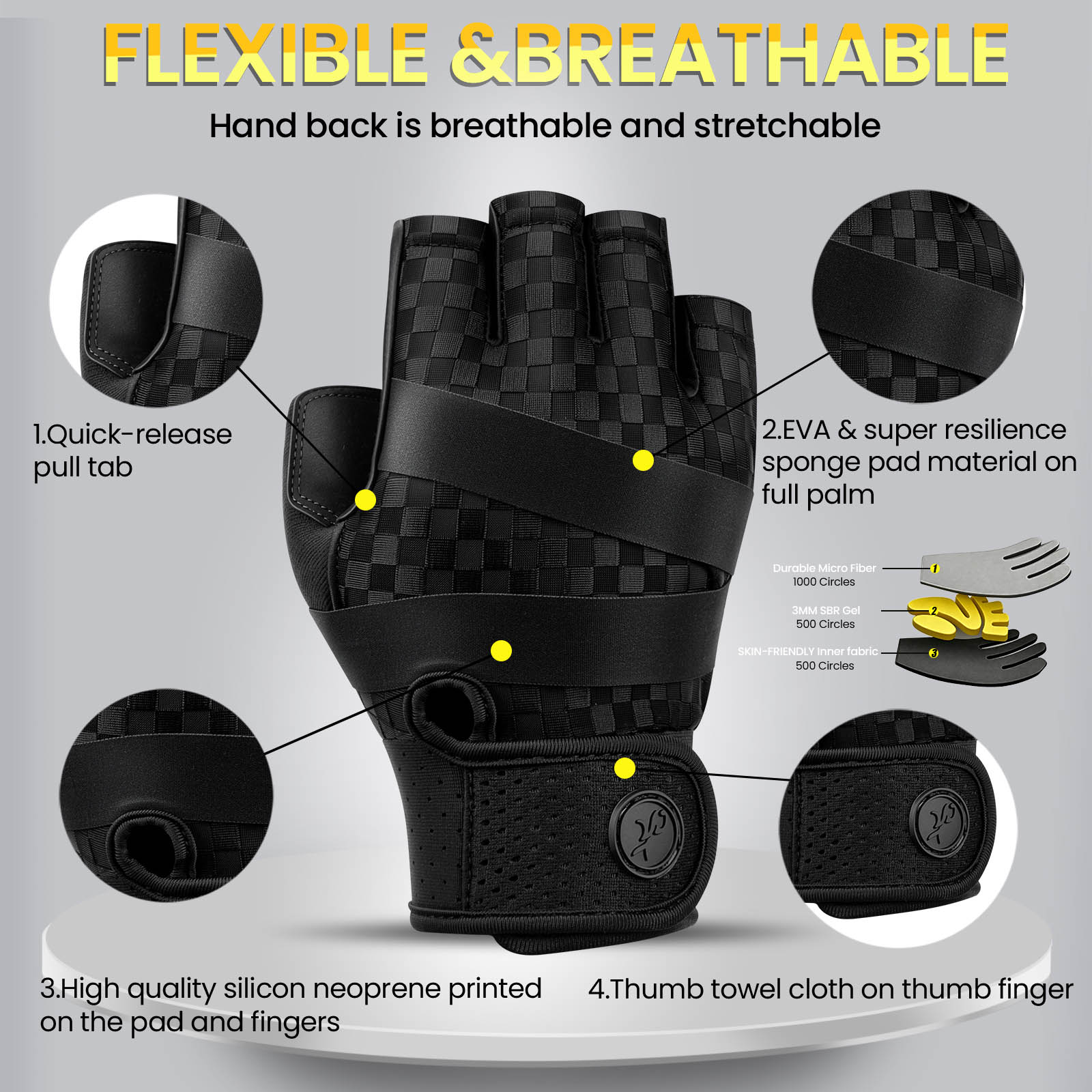 Erkekler için Spor Eldivenleri - Workout Glove Gym incelemesi ve fiyatı