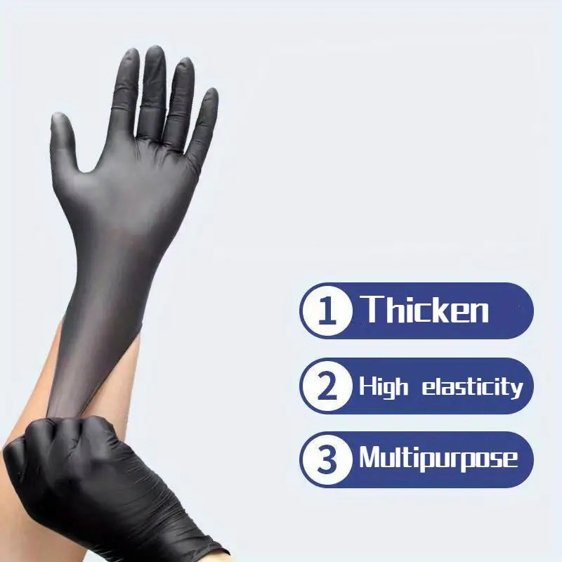 100/50/20 adet siyah nitril el - Nitrile Mechanic Glove incelemesi ve fiyatı