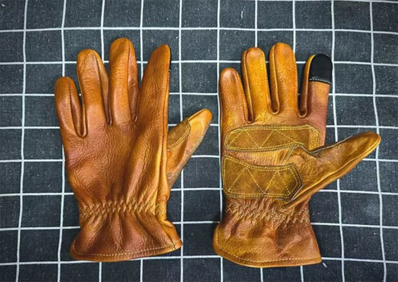 El yapımı Hakiki Deri Retro mo - Motorcycle Glove Knuckle incelemesi ve fiyatı
