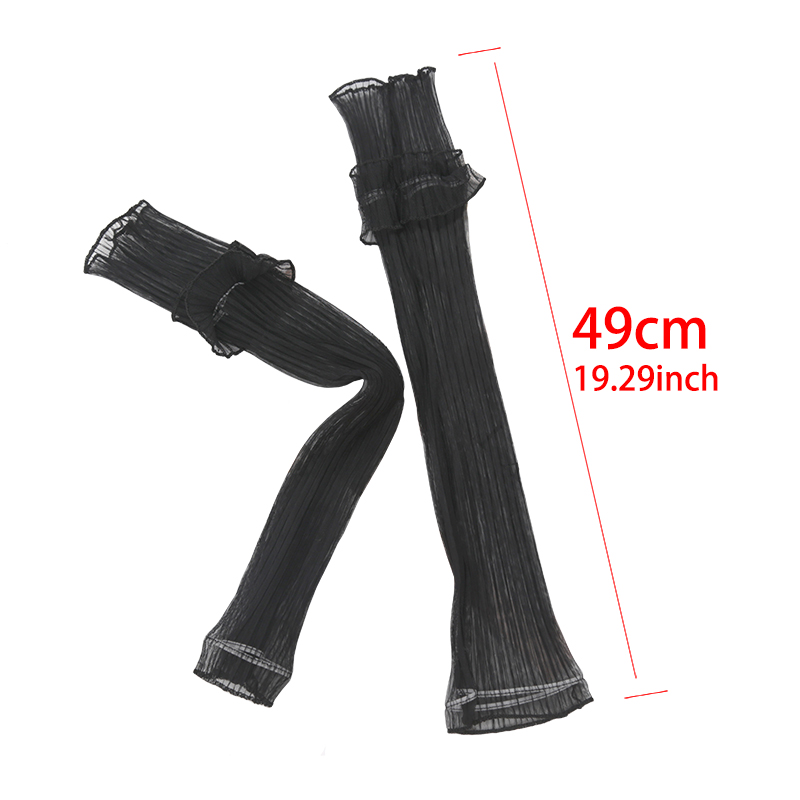 1 çift Buz Ipek Uzun Kollu Gün - Fingerless Glove Knit incelemesi ve fiyatı