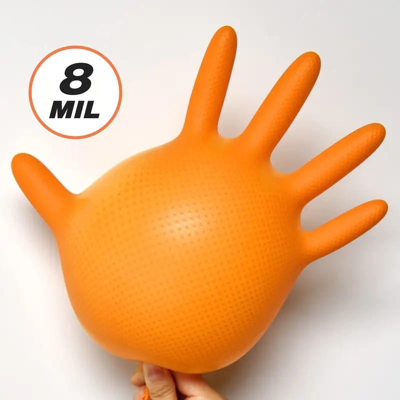 Ağır Hizmet Tipi Turuncu Nitri - Nitrile Mechanic Glove incelemesi ve fiyatı
