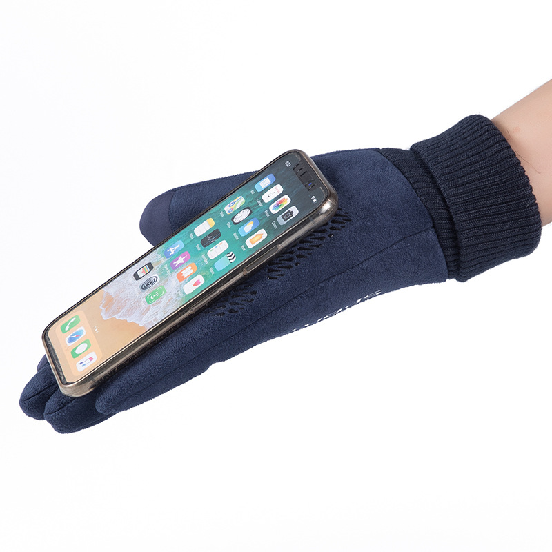 Erkekler kış süet deri peluş k - Leather Driving Glove incelemesi ve fiyatı