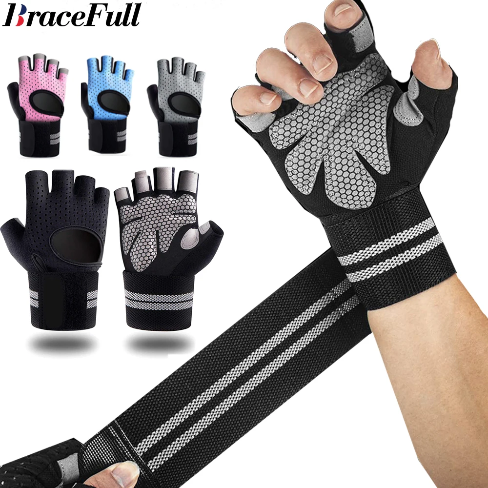 1 çift yarım parmak spor salon - Workout Glove Gym incelemesi ve fiyatı