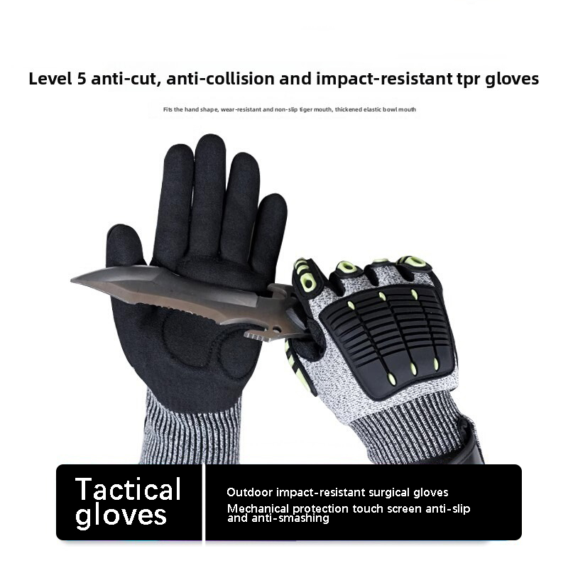 Seviye 5 Kesilmeye Dayanıklı E - Work Glove Impact incelemesi ve fiyatı