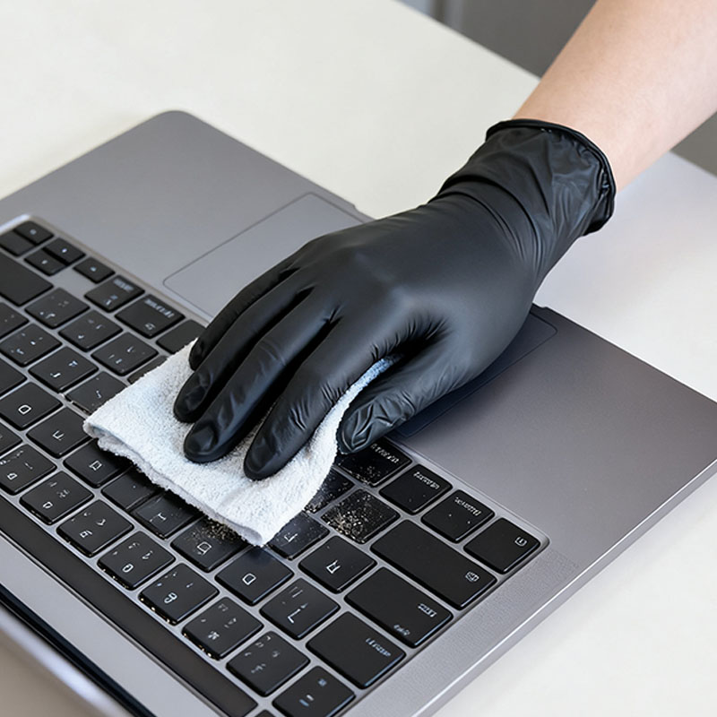 10/50/100 adet siyah tek kulla - Nitrile Mechanic Glove incelemesi ve fiyatı